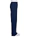 Jerzees mens Fleece Sweatpants, Open Bottom - Navy, Medium US