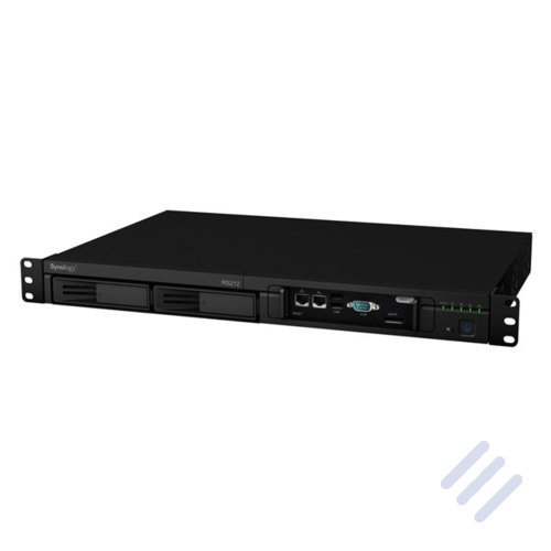 Preisvergleich Produktbild Synology Rackstation RS214 2X SATA 19" 1.6GHz Bundle mit 2X 4000GB