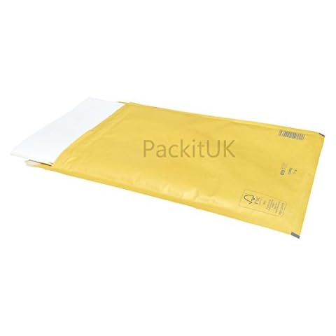 PackitUK 1716-50 260 x 345 mm Arofol Size G AR07 Padded Bubble Lined Mailers Cushioned Envelope - Gold (Pack of 50) Cover