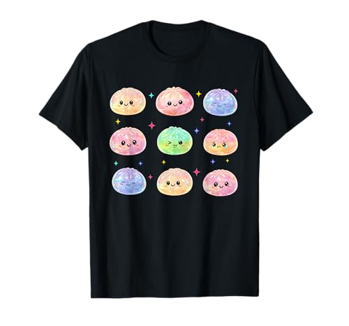 Kawaii Dumpling Cute Pastel Anime Dumpling Lovers Kids Girls T-Shirt