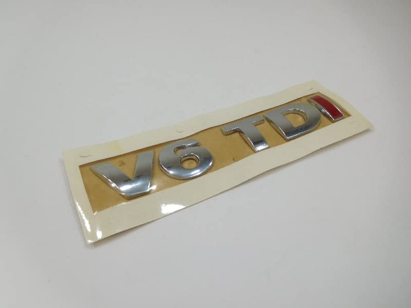 VW Originale Passat V6 TDI Scritta Cromo/Rosso - 3B0853675ADGQF