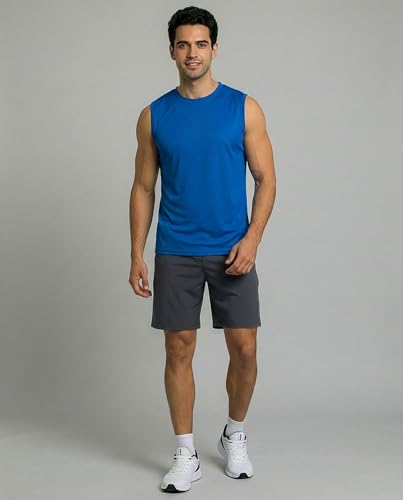 Image of Real Essentials 3 Pack: Men's Active Athletic Casual Jogger Sweatpants with Pockets