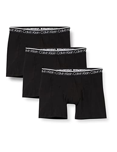 Calvin Klein Herren Boxershorts Briefs Boxer Brief Unterwäsche, Schwarz...