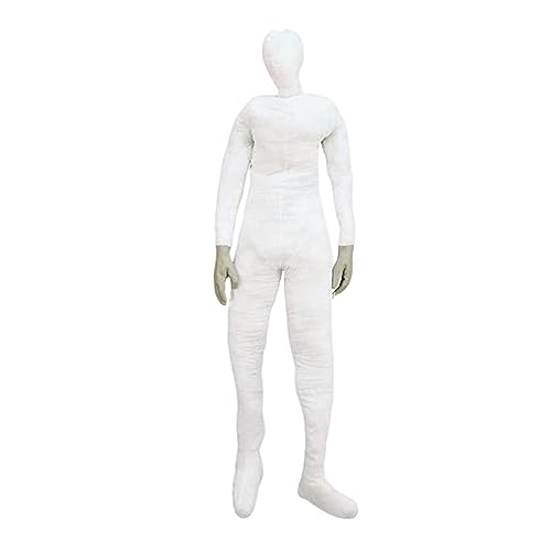 HABURN Posing Dummy with Hands, Lifesize Posable Dummy 6 Ft for Halloween Decor, Multifunctional Soft Full Body Model, Haunted House Halloween Prop for Park, Garden, Home, Porch, Yard
