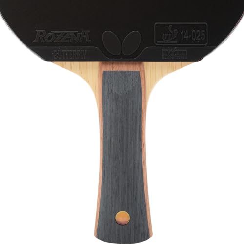 Image of Butterfly TB Pro-Line Table Tennis Rackets - Medium Fast Blade and Rubber Combination Which Includes A Free Racket Case - Recommended for Advanced Level Players Pro-Line Series, red /Black (CMR29)