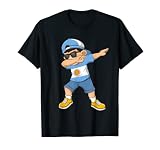 Tupfender Junge argentinische argentinische Flagge Tanz Tanz T-Shirt