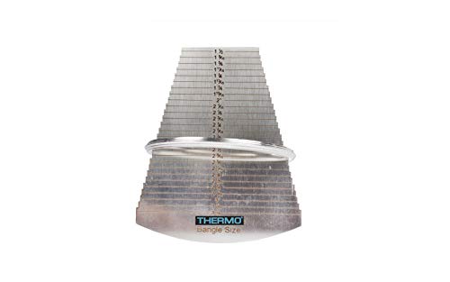 F-O-M Stainless Steel Thermo Handy Bangle Sizer/Gauge/Bracelet Sizer/Gauge (Silver)