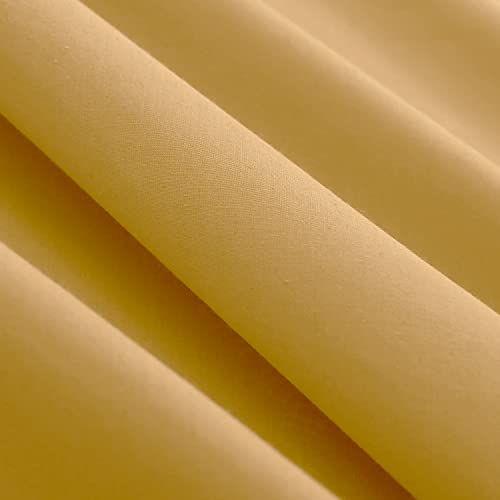 Ramesses Bed Skirt Wrap Around Dust, Smooth And Clear Appearance And With Easy To Put On 14 Inch Drop (Queen, Yellow) #TOP4