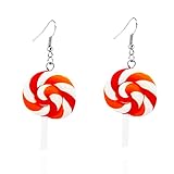 Fashion Rainbow Lollipop Candy Pendentifs Boucles d'oreilles Bijoux pour femme Cadeau 1# Très pratique et populaire Durability And Attraction