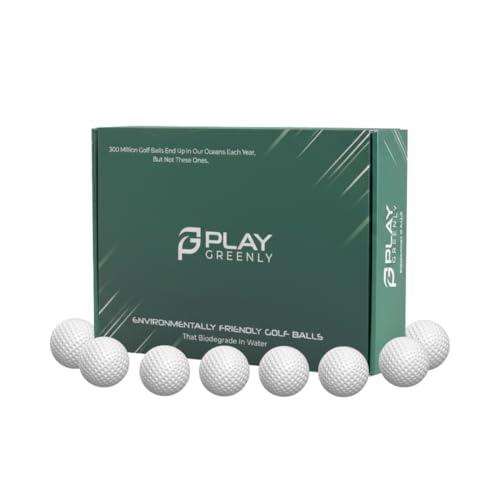 Biodegradable, Water-Soluble Golf Balls | Ideal For Eco-Friendly Gifts, Practice, Driving Ranges, Lakes, And Oceans | Not Meant For Tournament Play