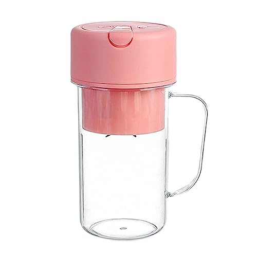 Trufolxiaz Pequeña Licuadora Portátil 420ml Conjuicador Frutas Eléctricas Mezcadores Recargables Pequeño Pequeño Conjunto Expulsión Tazas Portátiles Impermeables Blende