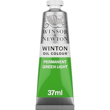 Winsor & Newton Winton Oil Colour Tube, 37 ml - Permanent Green Light,1414483