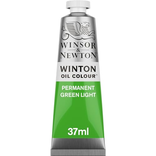 Winsor & Newton Winton Oil Colour Tube, 37 ml - Permanent Green Light,1414483