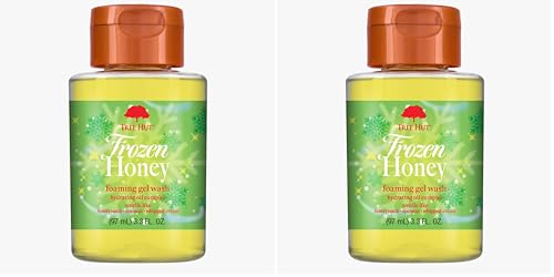 Image of Tree Hut Frozen Honey Mini Body Wash, Travel Size Shower Gel w /Shea Butter & Essential Oils, Soft Smooth Skin, Gentle Cleanser For All Skin Types, TSA Approved, Self Care Gifts for Women, 3.3 Fl Oz