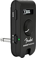 Fender Mustang Micro Plus Gitarrenverstärker, Ultimativer Persönlicher Kopfhörerverstärker mit 25 Verstärkermodellen, 25 Effekten, Bluetooth und 100 Presets, USB Wiederaufladbar