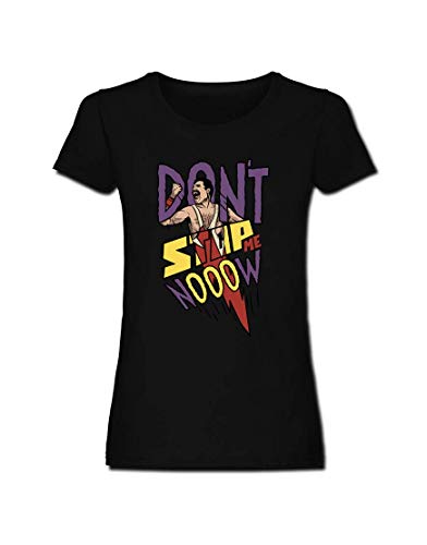 100% Cotone Tshirt Donna Manica Corta Dont Stop Me Now Concerto Live Aid 1985