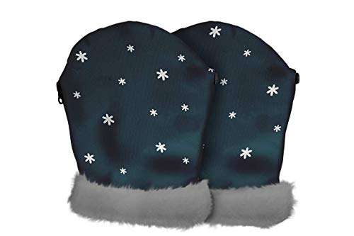 Tris & Ton – Manoplas impermeables para silla de paseo, guantes con forro polar (Friends)