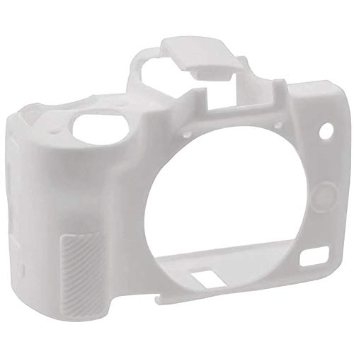 Funda silicona para cámara Canon EOS M50/M50 Mark II blanca miniatura 6