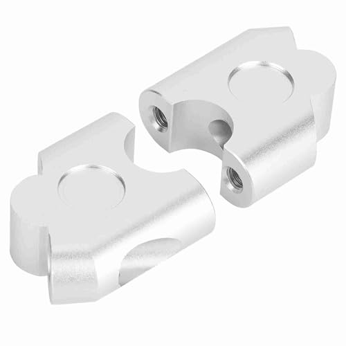 Aramox Uniwersalny Adapter Riser do Kierownicy Motocyklowej, 22 mm, Galwanizowany, Montaż z Tyłu