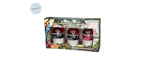 RATU Rum Tasting Set – 3 x 50 ml – Premium-Rum aus Fiji zum Probieren – Dark, Spiced & Signature Blend RATU Rum Tasting Set – 3 x 50 ml – Premium-Rum aus Fiji zum Probieren – Dark, Spiced & Signature Blend