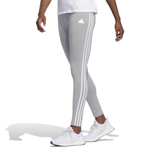 Mallas de deporte grises estilo deportivo casual para mujer