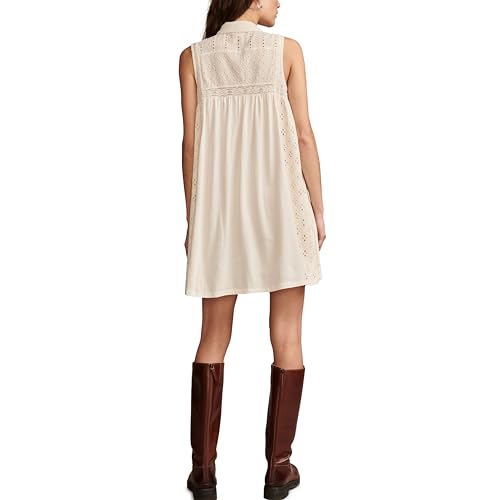 Image of Lucky Brand Women's Lucky Brand Women's Collared Tiered Dress