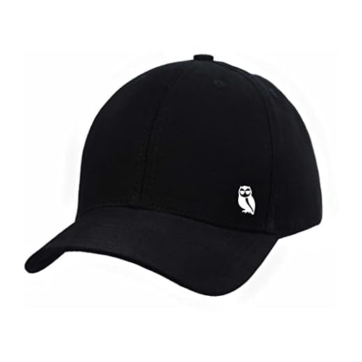 Boné Com Regulagem Estampado Coruja Marca Hyve Aba Curvada (UNICO, Preto-Branco)