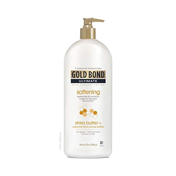 Gold-Bond-Ultimate-Softening-Skin-Therapy-Lotion-With-Shea-Butter-for-Rough-Dry-Skin-20-oz Gold Bond Softening Hydrating Lotion, 20 oz., With Shea Butter for Rough & Dry Skin