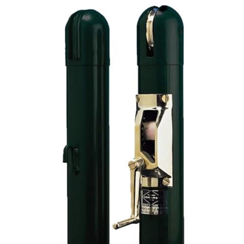 Do It Tennis Edwards 2 7/8 Inch Classic Round Tennis Posts (Black)