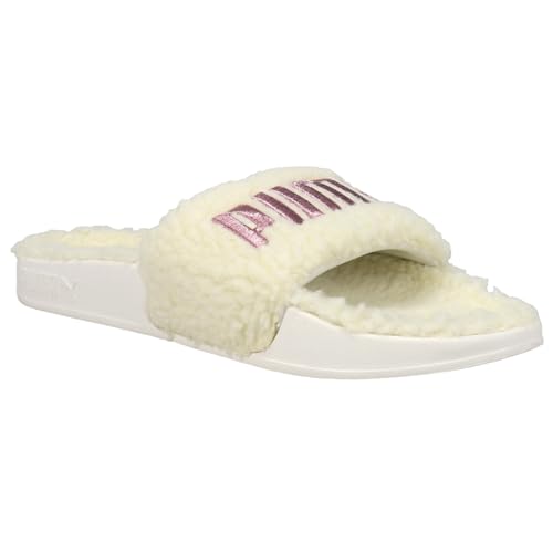 PUMA Womens Leadcat 2.0 Sherpa Slide Sneakers Shoes Casual - Pink, White2