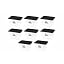 Black, Set of 8