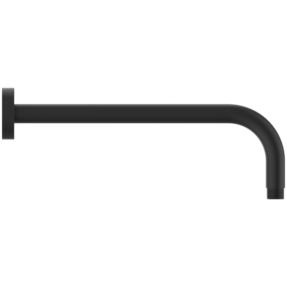 Ideal Standard - Idealrain, brazo de pared para alcachofa, soporte en L para ducha de 30 cm, negro seda