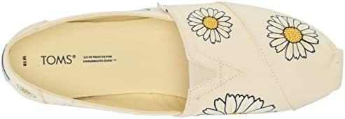 TOMS Women's Alpargata CloudBound Loafer Flat, Natural Daisies, 9 | Image 4