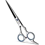 Hair Cutting Scissors, ULG Professional Hair Scissors 6.5 inch Right-Hand Razor Edge Barber Shears Salon Hair Cutting Shears Made of Japanese Stainless Steel, Hand Sharpened Blue