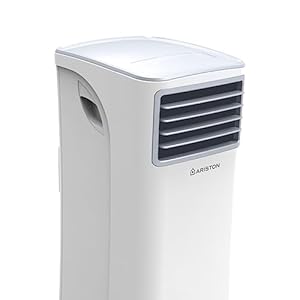 Ariston Mobis 9, Climatiseur Mobile Compact 3 en 1, 9.000 Btu/h, Air Pur, Silencieux