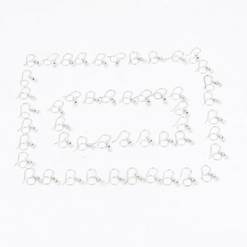 Image of IVEI DIY Earring Hooks & Jump Rings for Jewellery Making - Bulk Pack | DIY Projects, Quilling & Craft | Ideal for Artists, Professionals, Kids (Set of 100 - Mixed)