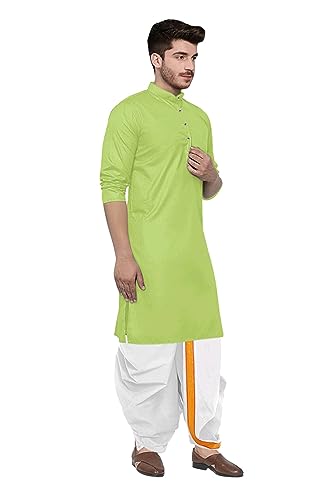 Image of Trustous Kurta Dhoti set for Mens (mahraj dhoti with kurta plain and classis look)