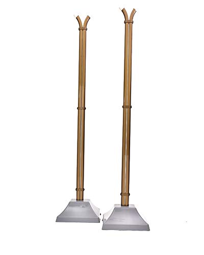 豊臣金属 物干し台アルミ物干しスタンドIBI-LONG+プラスチックカバー付コンクリベース付き本体カラー:ブロンズ(キャップ:ホワイト)