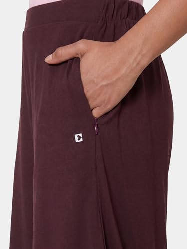 Image of Enamor Mid Rise Crop Length Slip on Shop in Culotte for Women - Relaxed Fit, Super Soft - E064