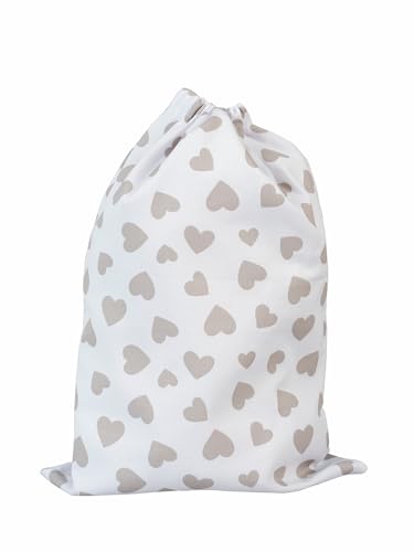 Filet, Kit Bag with Drawstring Closure for Embroidery Made of Piquet Cotton Printed Millerighe, 100% Made in Italy - Image 3
