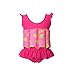 Harpily Bagno Ragazza Ragazzo Bambina Bambino Costumi da Bagno Set Tuta Galleggiante con Galleggiabilità Regolabile per Sicurezza e Allenamento in Piscina Asciugatura Veloce (Rosa, 6-18Mesi)