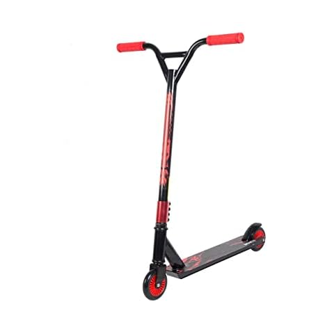 Pro Stunt Scooter for Kids Ages 8-12 - Kids Scooter with ABEC 7 ball bearings -T6 Aluminium Fork - Intermediate and Beginner Freestyle Tricks Kids' Scooter 8 Years and Up, Teens and Adults (Red) Cover