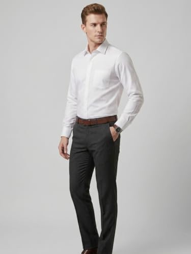 Image of Appel Touch Men's Cotton Blend Formal Shirt Full Sleeves