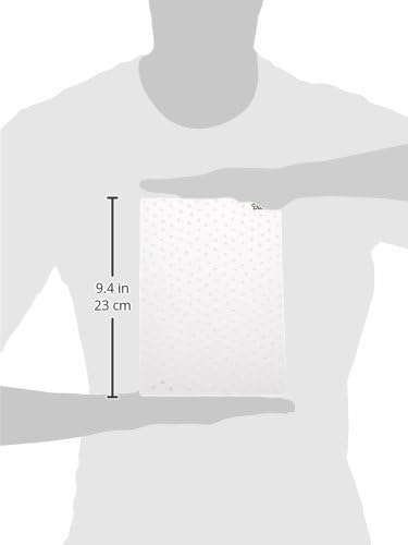 Darice 1217-67 Embossing Folder, 5 by 7-Inch, Dot Background Design