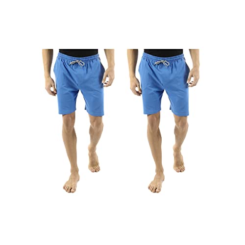 Image of ALMO Men's Easy 24X7 Knitted Shorts | Side Pockets | Adjustable Drawstring | Anti-Bacterial & Odour Control | Ultra-Soft | Regular Fit
