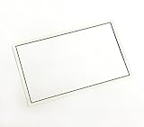 White Top Upper LCD Screen Plastic Cover for 3DS XL Replacement