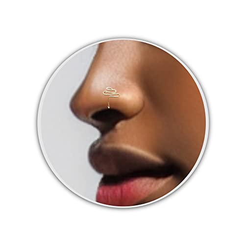 Fake Nose Ring Hoop for Women Nose Ring Nose