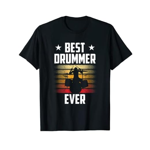 El Mejor Baterista De La Historia Tambor Batería Intrumento Camiseta