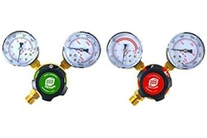 SÜA - Oxygen and Acetylene Regulators Welding Gas Gauges Pair