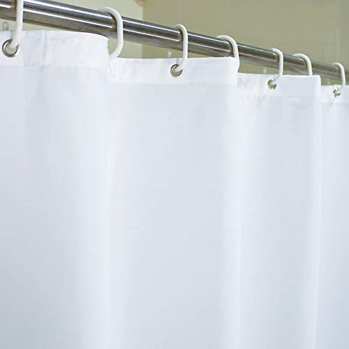Rideau de douche anti-moisissure et épais pour éliminer les éclaboussures au sol